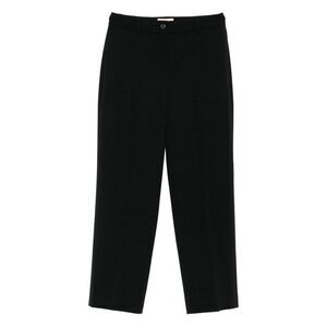VIA MASINI 80 Women's Classic Straight-Leg Trousers Women BLACK Pants